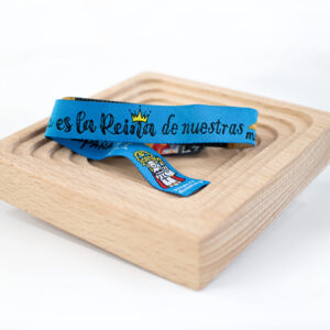 Pulsera Tela Bordada Himno Covadonga